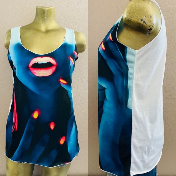 LSD IBIZA New Sexy Black Light Nightclub / Festival TANK TOP Must See! M - Picture 14 of 16